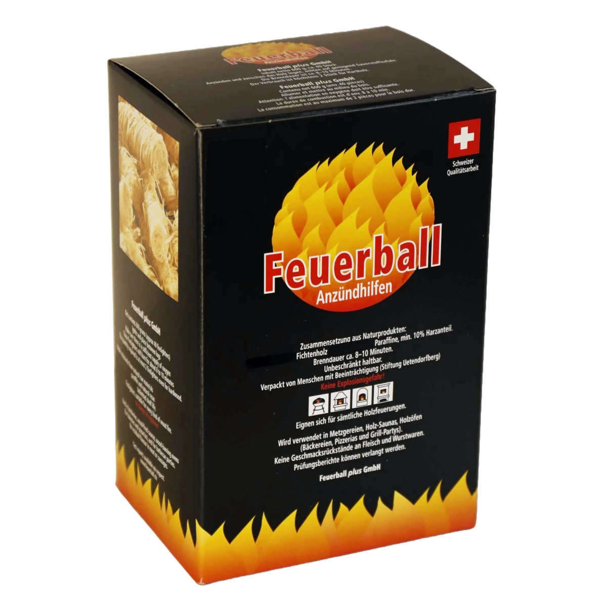 Feuerball Anz&uuml;ndhilfe Kartonverpackung 600 Gramm